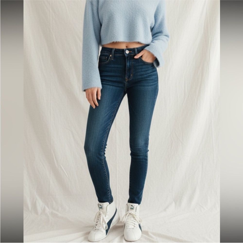 Dear John Women's Gisele  High Rise Ankle Skinny Jeans size 24 Karma size 00